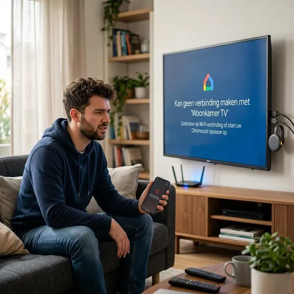 kan niet communiceren met chromecast