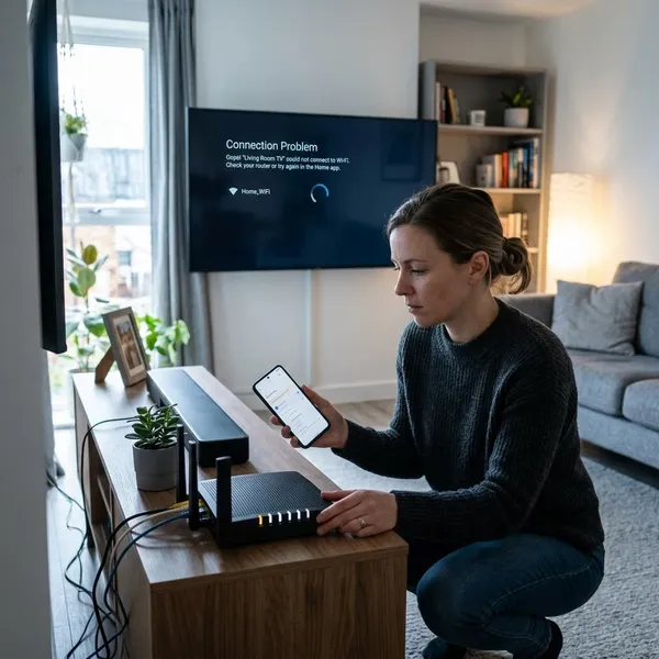 Kan niet communiceren met Chromecast oplossen