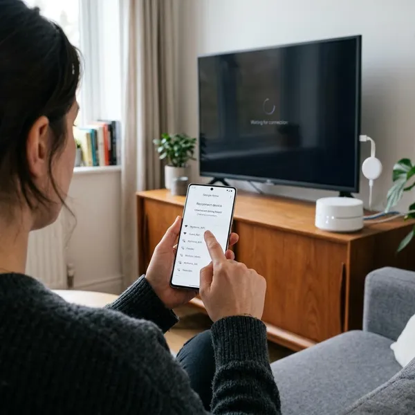 reconnect chromecast to wifi