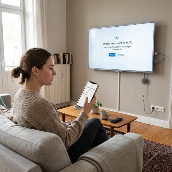 Chromecast opnieuw verbinden op je tv